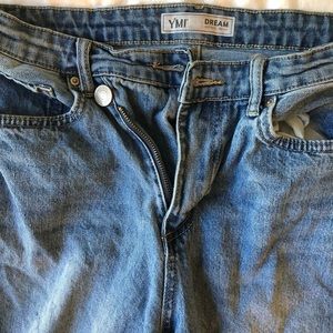 YMI asymmetrical waist jeans